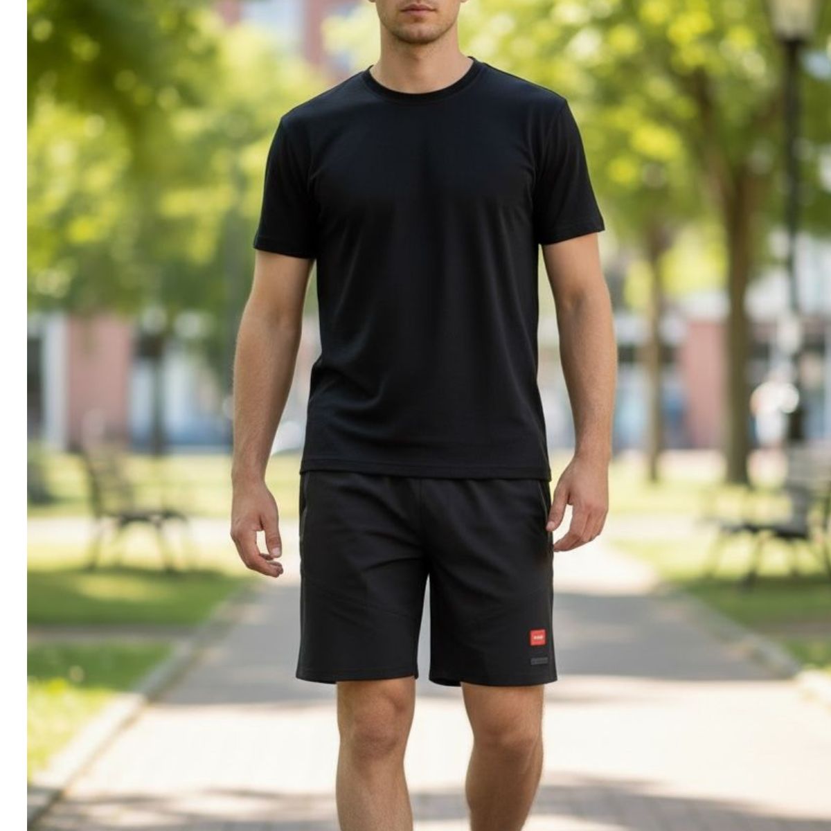 Pantaloneta Deportiva Tribex Negra