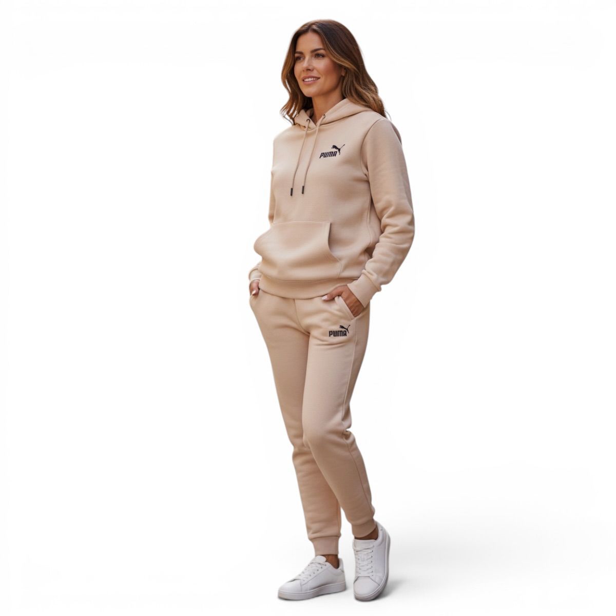 Conjunto Deportivo Puma Beige Talla M/L